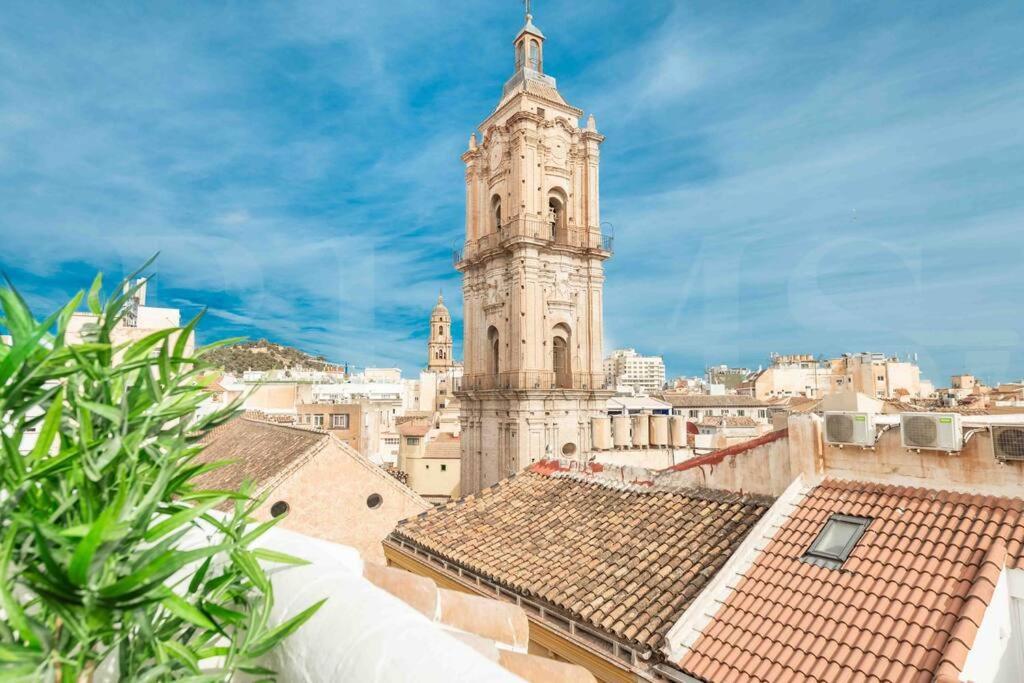 شقة Private Terrace, Barbecue & Cathedral View By Rems مالقة المظهر الخارجي الصورة